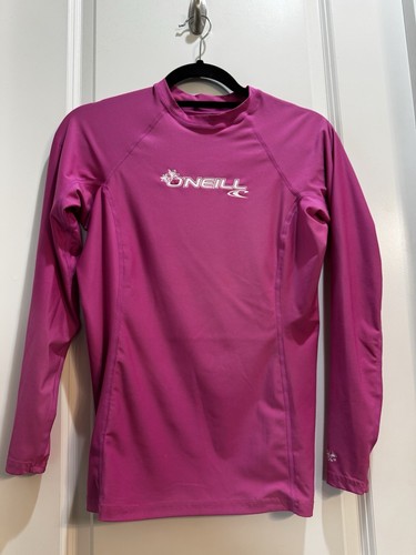 O’Neill Hot Pink Performance Swim Shirt Long Sleeve UPF 50+ Armpit To Armpit18” - Picture 3 of 6