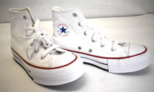 Converse Chuck Taylor All Star Kids Lift High Top Sneakers White Shoes Size 1