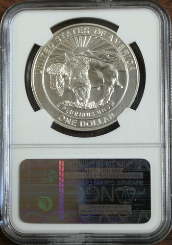 1999 P $1 Yellowstone National Park Dollar, NGC MS-70 - Picture 2 of 2