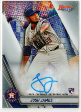 2019 Bowman's Best Best of '19 Autographs RC #B19JJ Josh James Astros