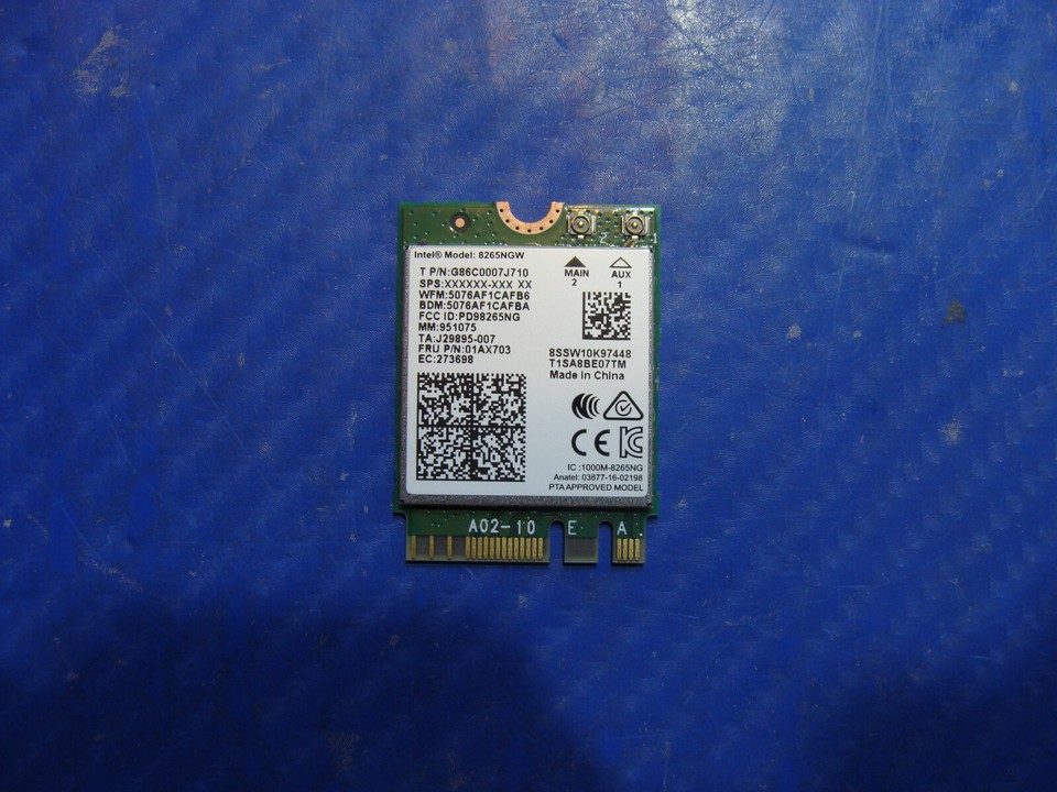 Carte WiFi ASUS 8265NGW Pour VivoBook 14 F240U - D'occasion, Fonctionnelle, Avec Marques D'usage