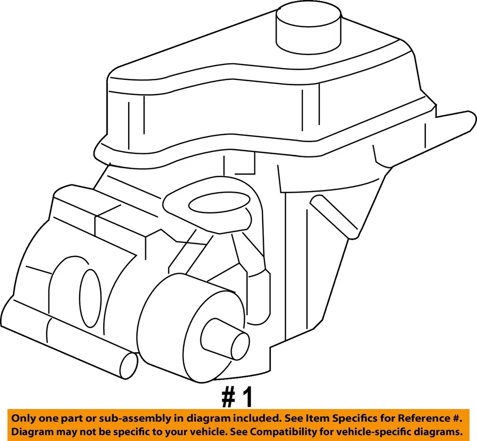 二手动力转向泵 适合:2010 凯迪拉克 Dts 4.6 A 级 — 第 4/4 张图片