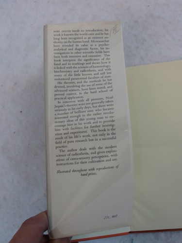 Noel Jaquin  THE HUMAN HAND Robert M. McBride  1959 HC/DJ - Bild 3 von 11