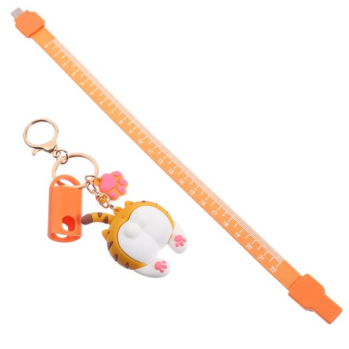 Cartoon Hanging Ornament Keychain Multipurpose Phone Charging Line - 第 10/12 張圖片