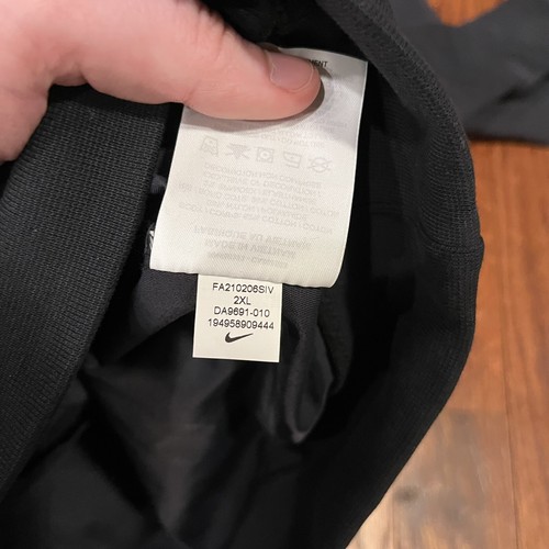Nike Memphis Grizzlies Player Issue Woven Travel Jacket Men 2XL Black DA9691-010 - Picture 12 of 12