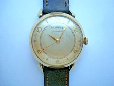 Illinois Men's Automatic Watch 10K. GF  17 Jewels Red Arrow New Band Runs