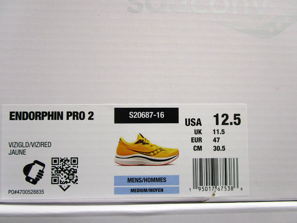 Saucony Men's S20687-16 Endorphin Pro 2 Running Sneaker Shoes