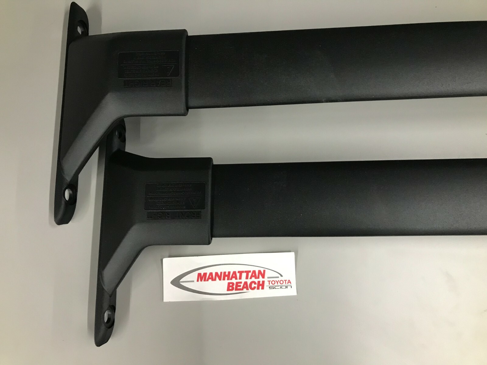20212023 SIENNA ROOF RACK CROSS BAR 2 PIECE SET PT27808500 GENUINE