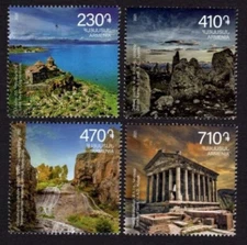 ARMENIA Cat#1009-1012 Sights of Armenia Tourism Scott #1279-1282