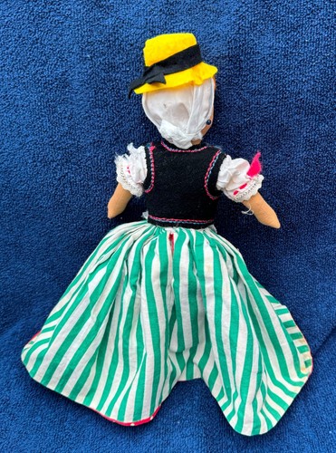 VINTAGE TOPSY-TURVY CLOTH DOLL SPANISH DANCER/GIPSY - Picture 4 of 5