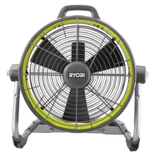 RYOBI P3340 AIR CANNON 18V BATTERY POWERED HYBRID 18" DRUM FAN 3 SPEEDS 2400CFM