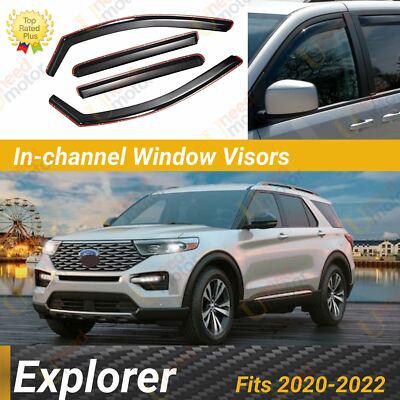 4 stuks windgeleiders voor Ford Explorer 2020
