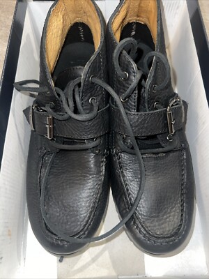 Ralph Lauren Polo Redding Mens 9D Leather Lace Up Buckle Moc Ankle Boots Shoes