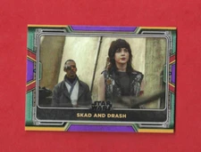 Star Wars Topps The Book Of Boba Fett Purple Skad and Drash No.89