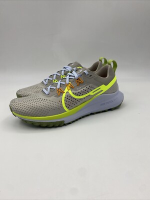 Nike React Pegasus Trail 4 Grey Yellow Blue Hiking DJ6158-002