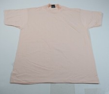 Vintage Screen Stars Best Coral Pink New Old Stock Blank T-Shirt Sz XL 80s