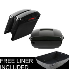 King Trunk Stretched Saddlebags Fit For Harley Electra Glide 14-25