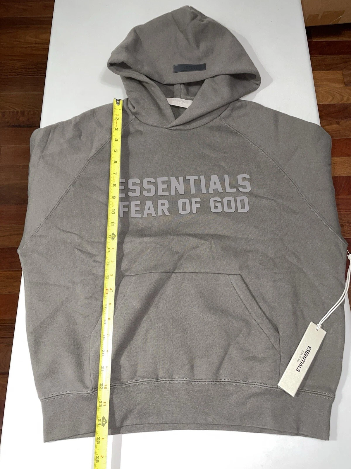 Felpa con cappuccio Fear Of God Essentials Off nera taglia XS