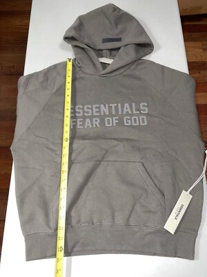 ESSENTIALS（Fear of God） hoodie グレー 【xs】 Fear Of God Essentials Hoodie Off Black Size XS | eBay