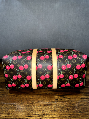Louis Vuitton Keepall 45 Takashi Murakami Cerises Cherry Monogram