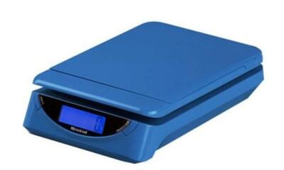 Brecknell  PS25 Electronic Portable Postal Parcel Scale 25 lb x 0.2 oz, Blue