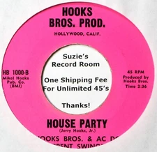 Hooks Bros & AC DC Spectrum /House Party Soul Jazz Mod Rocker EX/VG+ 45 7" Vinyl