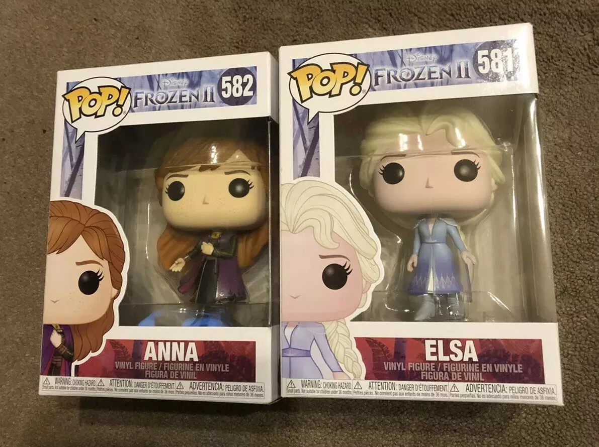 Funko Pop! Vinyl Figure, Frozen 2 Elsa 581 Anna 582 Frozen II