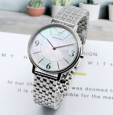 Emporio Armani Mother Of Pearl Dial Stainless Steel Women's Watch AR2507