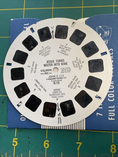 Early Sawyer's R-10 11 & 12 Miracles of Jesus Religion view-master Reels 1D - Picture 4 of 6