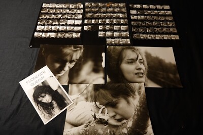 florenz guerin / sehr seltenes Kontaktbrett + Pressefotos 1981