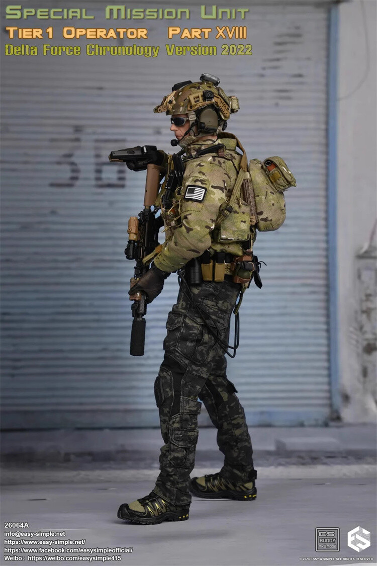 Easy Simple 26064A Special Mission Unit Delta Force Action Figure