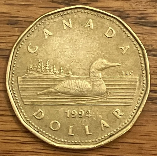 1994 Canada $1 one dollar loonie coin **75% off combined shipping**