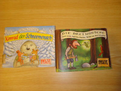 Beltz & Gelberg Erwin Moser  Schneemensch/ Drei Wünsche  Kiste Igel  z. Auswahl