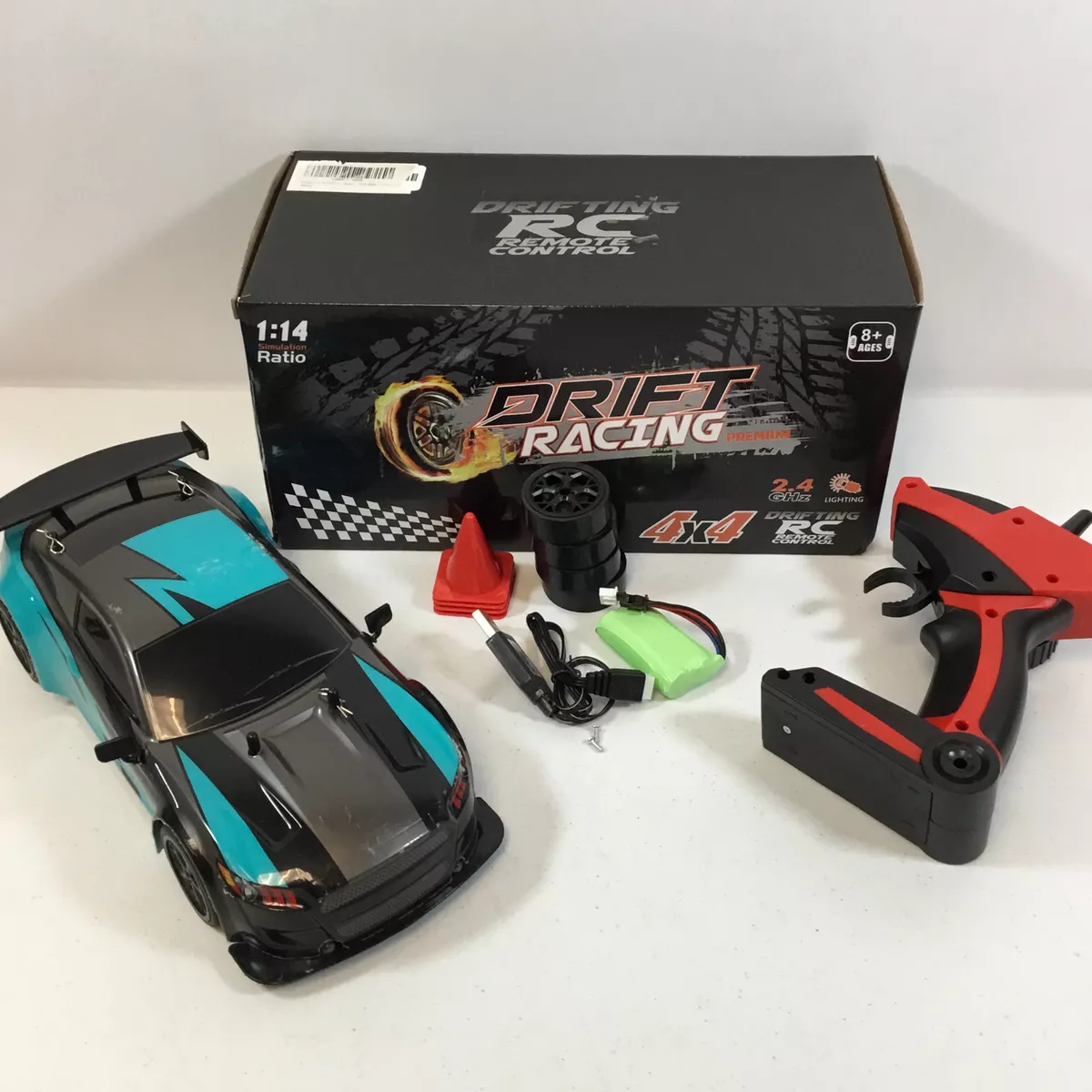 Carrinho de Drift Controle Remoto DriftKing RC Toy