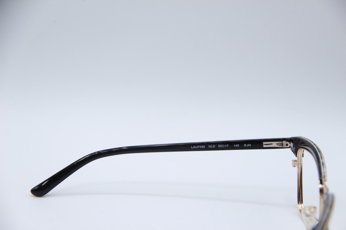 L.A.M.B. LAUF 085 B:40 BLACK GOLD EYEGLASSES SUNGLASSES FRAMES 55-17-145 L.A.M.B Eyeglasses Frame LAUF085 Women main image 2