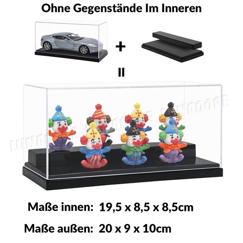 1/2/3/4 niveaux vitrine acrylique vitrine vitrines grande boîte plexiglas Allemagne - Photo 6/17
