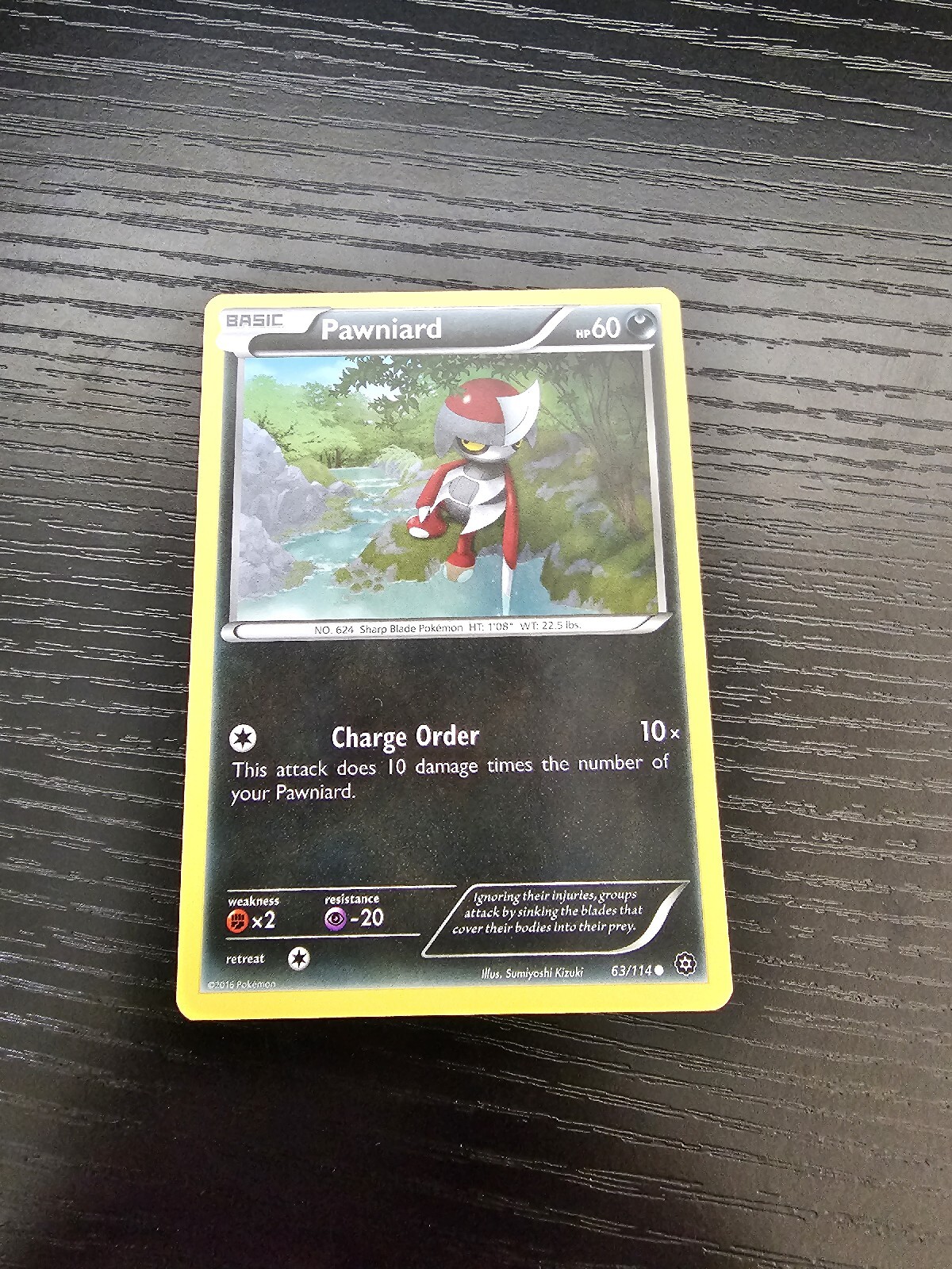 Pawniard - XY: Steam Siege (63/114) - Near Mint - Pokemon Card