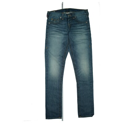True Religion Cameron Damen Slim Skinny Fit Jeans Hose W30 L34 used Blau NEU
