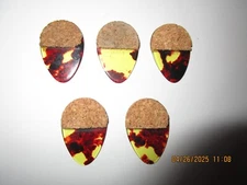 Lot of 5 Herco Japan Stamped 720 Countertop Assortment #49 Guitar Picks #1170