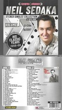 NEIL SEDAKA-STEREO SINGLES COLL. V1-2 CDs-60 CUTS-16 STEREO DEBUTS NEIL SEDAKA-STEREO SINGLES COLL. V1-2 CDs-60 CUTS-16 STEREO DEBUTS