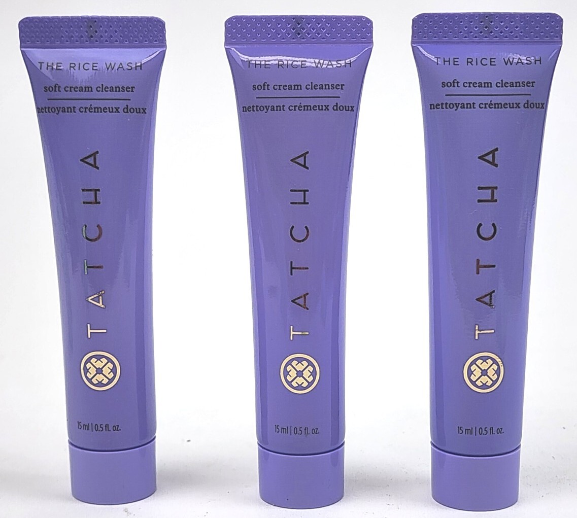 TATCHA The Rice Wash Face Cleanser 0.5 oz / 15 ml Travel