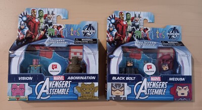 Minimates MARVEL ''VISION & ABOMINATION, BLACK BOLT & MEDUSA''