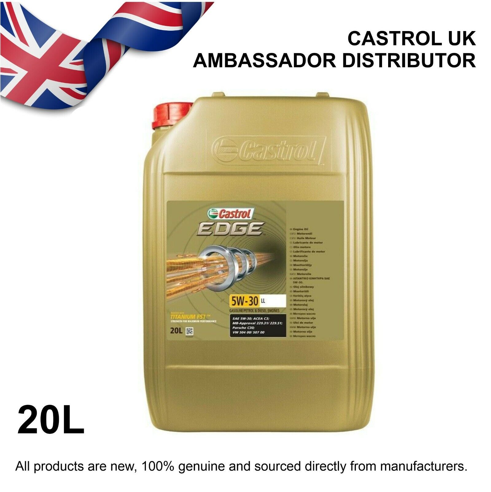 Castrol 5w30 LL, PDF, Lubricante