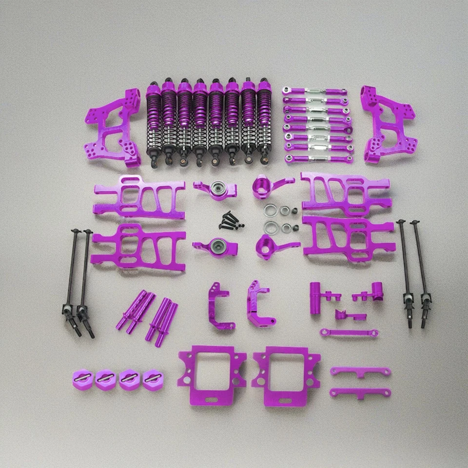 Full Set Upgrade Parts Pack 94108 94111 For HSP RC Truck 1:10 Aluminum Alloy - Image 2 of 4