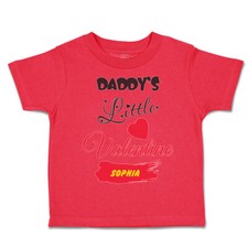 Toddler T-Shirt Daddy's Little Valentine Valentines Day Little Love Clothes
