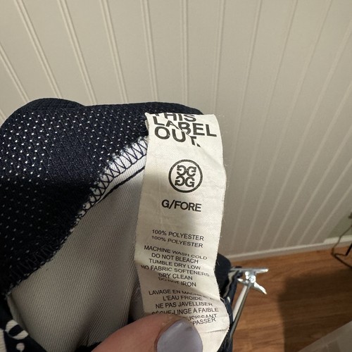 G Fore Golf Shorts Mini Gs Print NEW Mens 32 - Imagen 6 de 6