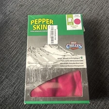 Hot Chillys Pepper Skins Crewneck Top Youth Large Razzle Base Layer Top