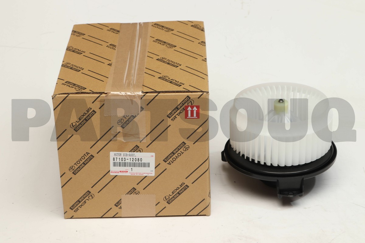 8710312080 Genuine Toyota MOTOR SUB-ASSY, BLOWER W/FAN 87103-12080  