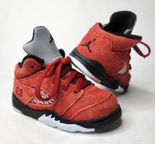 Nike Air Jordan 5 Retro TD Raging Bull Red 2021 440890-600 Size 6C Authentic