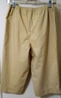 KAREN SCOTT CAPRI CROPPED PANTS KHAKI BEIGE ELASTIC WAIST SMALL S PETITE? READ! — photo 5
